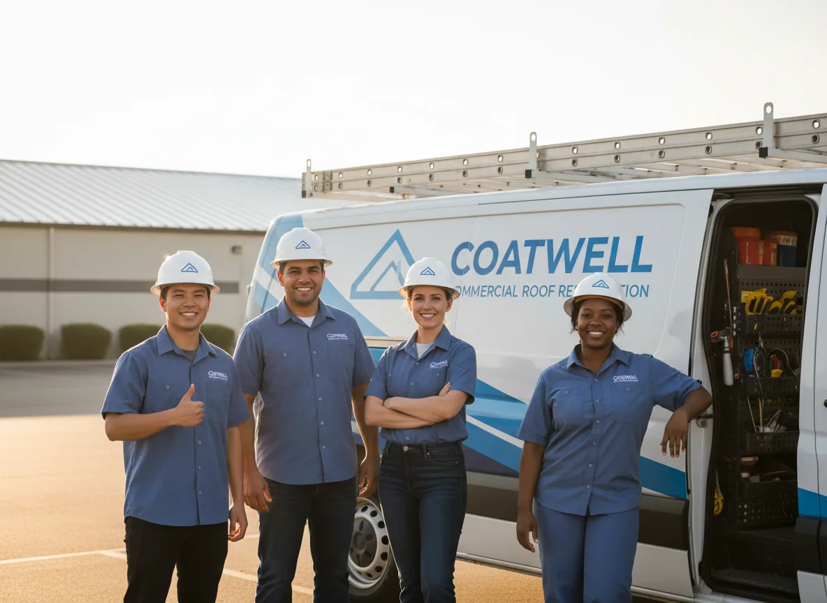 Commercial roof coating company in Warnock, OH